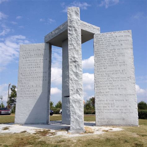 georgia guidestones commandments location
